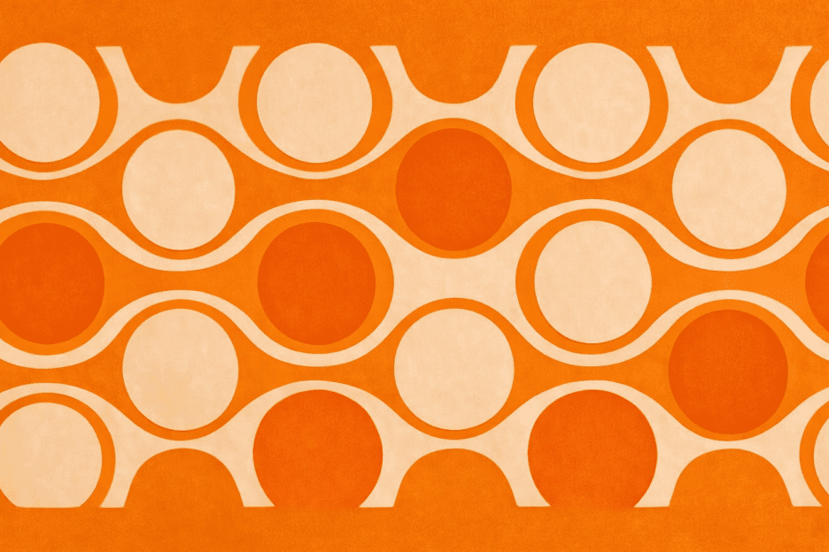 Orange Ink Circles
