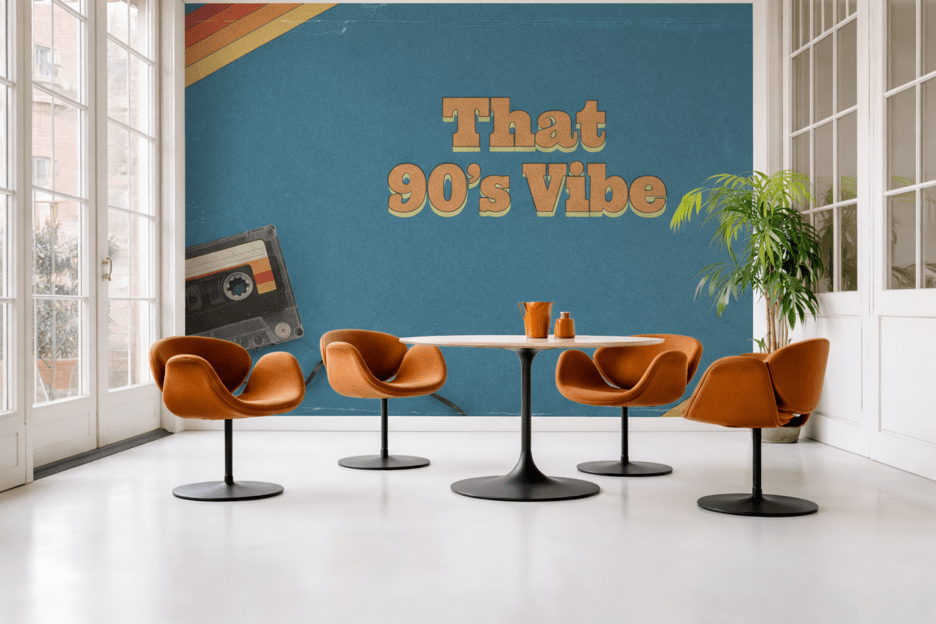 Vibrant Retro Tapestry