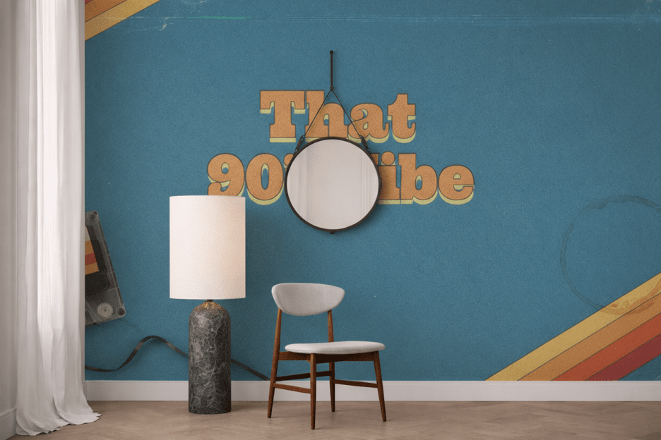 Vibrant Retro Tapestry