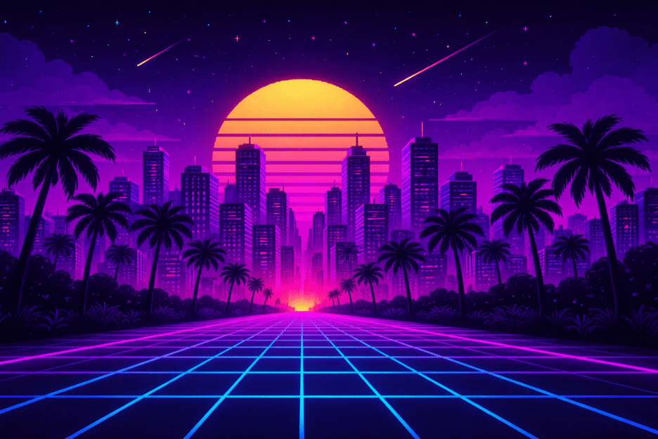 Neon Skyline Palette