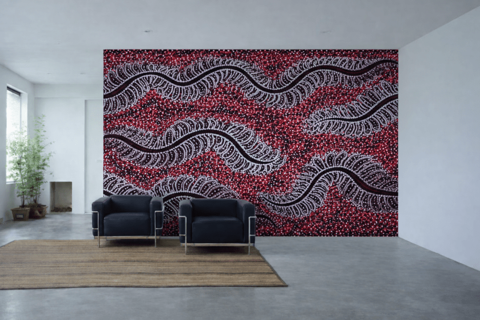 Meandering Floral Wave