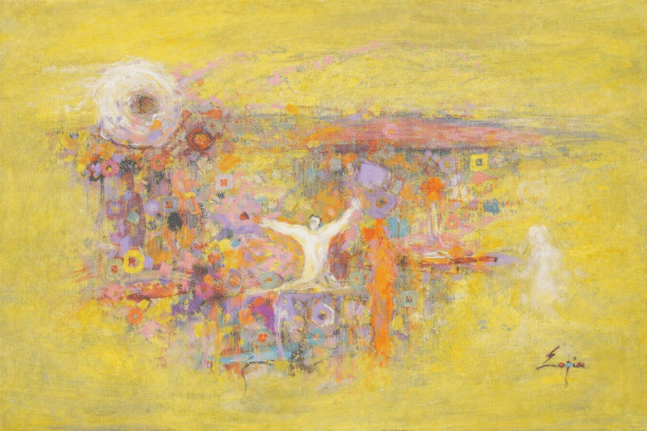 Sunlit Blossom Mosaic