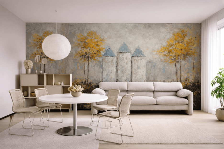 Golden Silhouette Grove