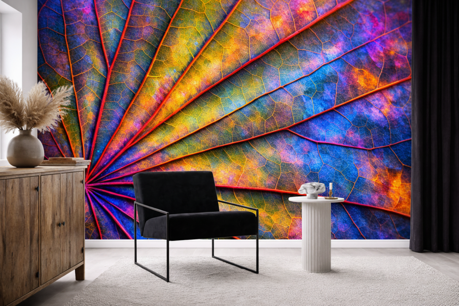 Iridescent Leaf Veins