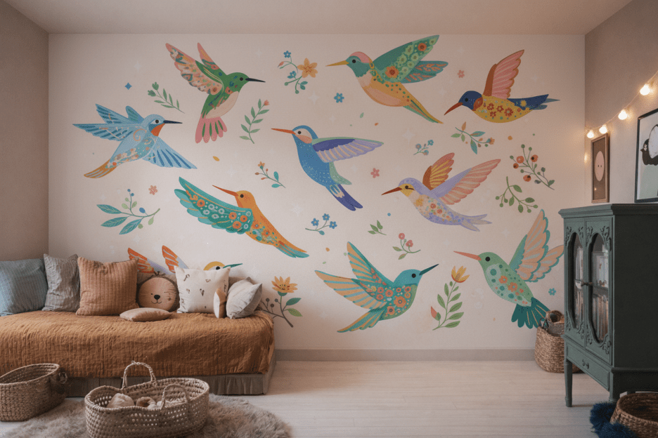 Porcelain Mural Flight