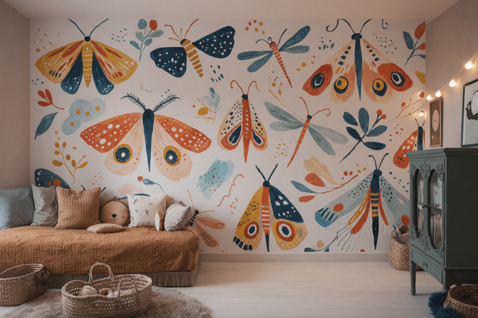 Flutterleaf Mural