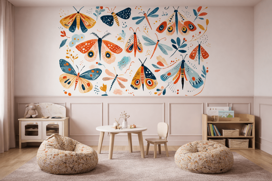 Flutterleaf Mural