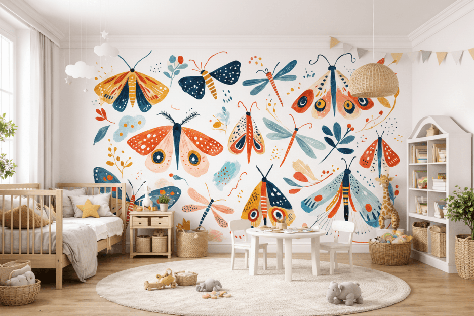 Flutterleaf Mural