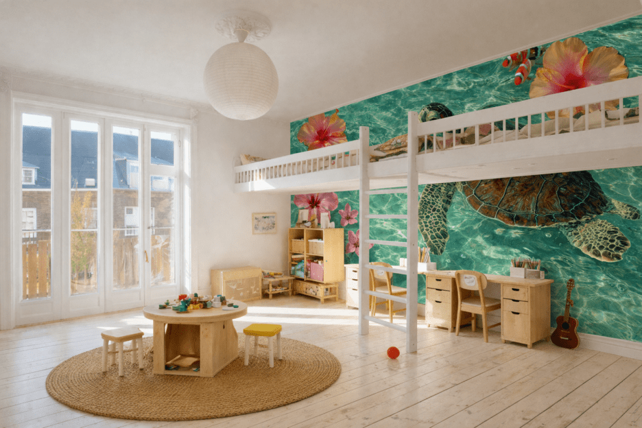 Ocean Floral Mosaic