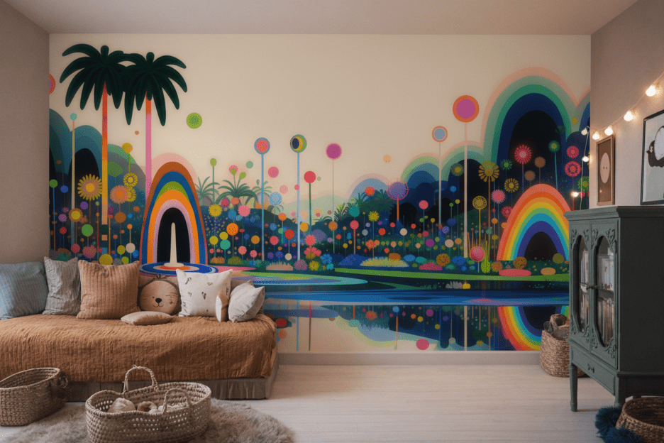 Vibrant Lagoon Reflection