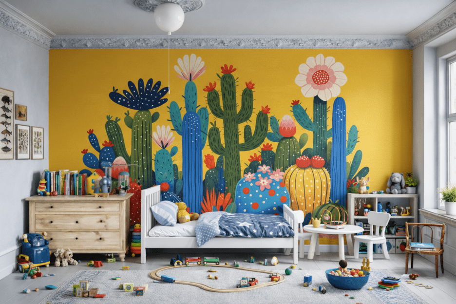 Vibrant Cacti Haven