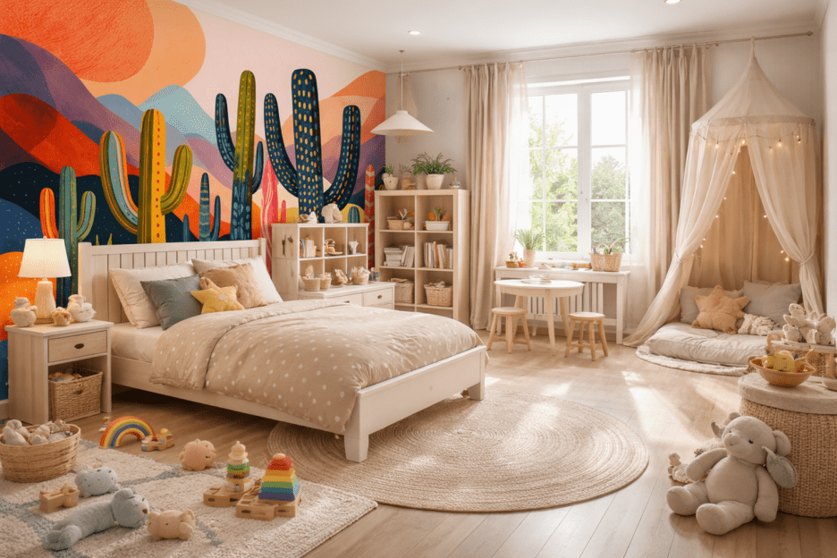 Sunset Horizon Cacti