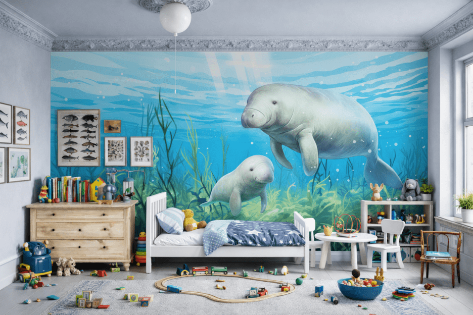 Manatee Underwater Crest