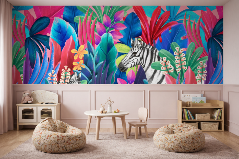 Zebra Jungle Encounter