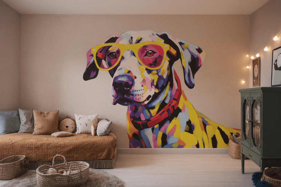 Wisped Canine Portrait