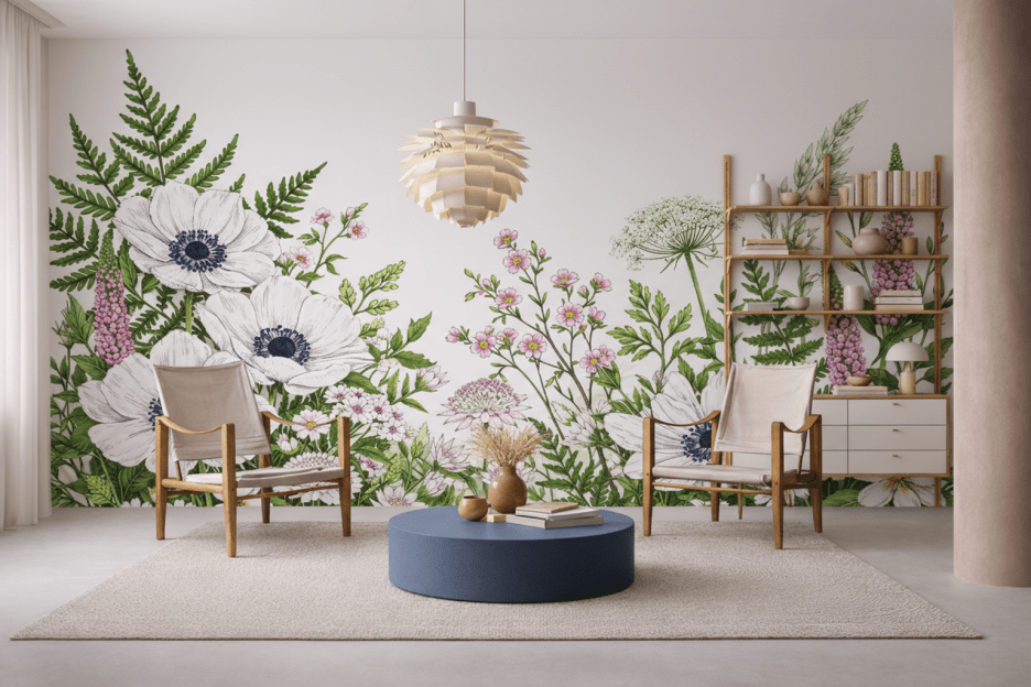 Silken Floral Mosaic