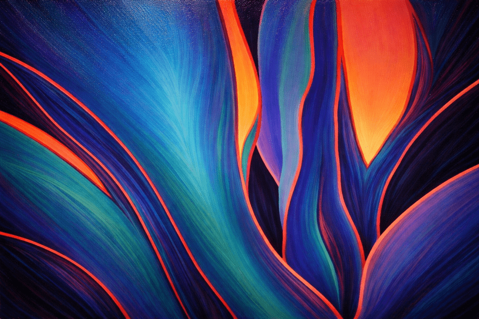 Radiant Aquatic Veins