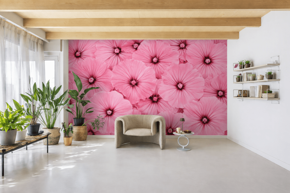 Pink Petal Mosaic