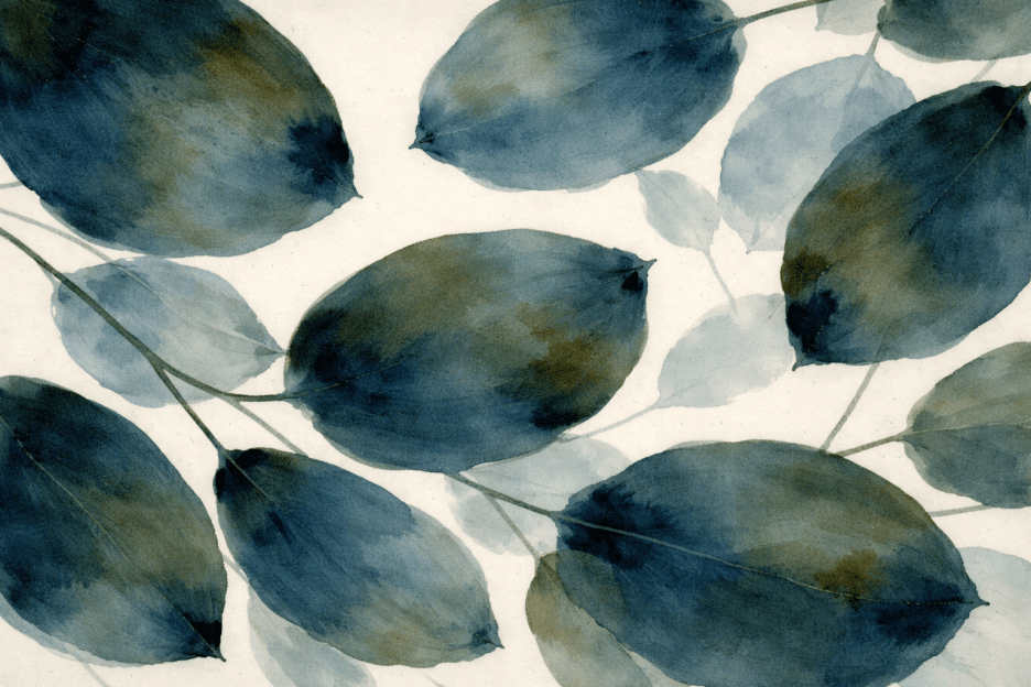 Verdant Indigo Foliage