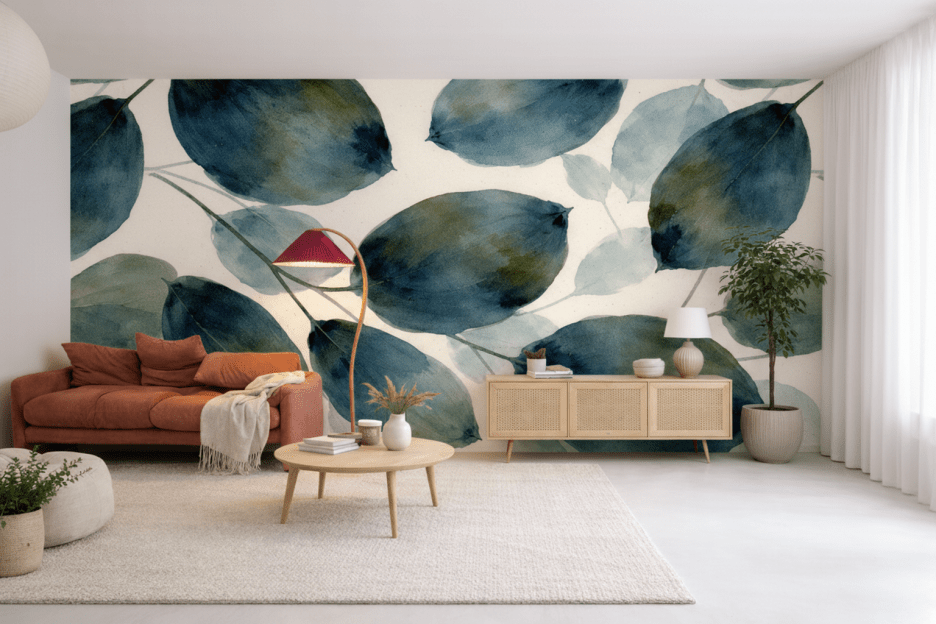 Verdant Indigo Foliage