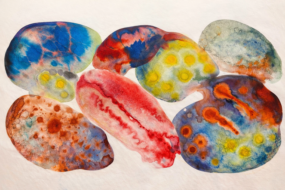 Kaleidoscopic Pebbles