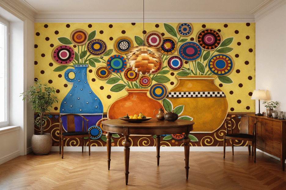 Vibrant Ceramic Flora