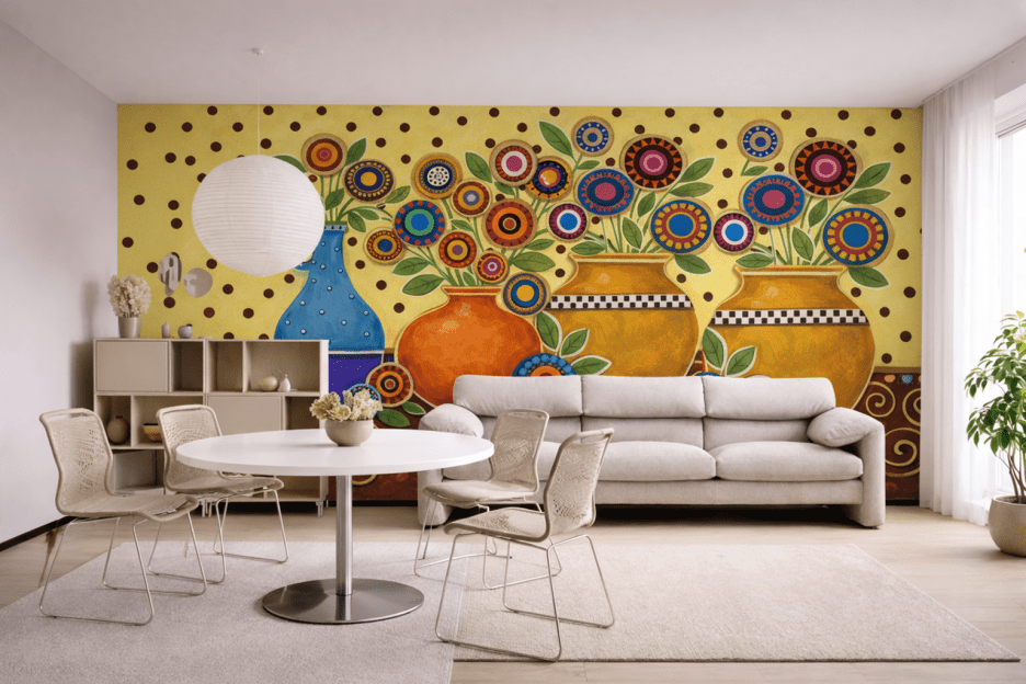 Vibrant Ceramic Flora