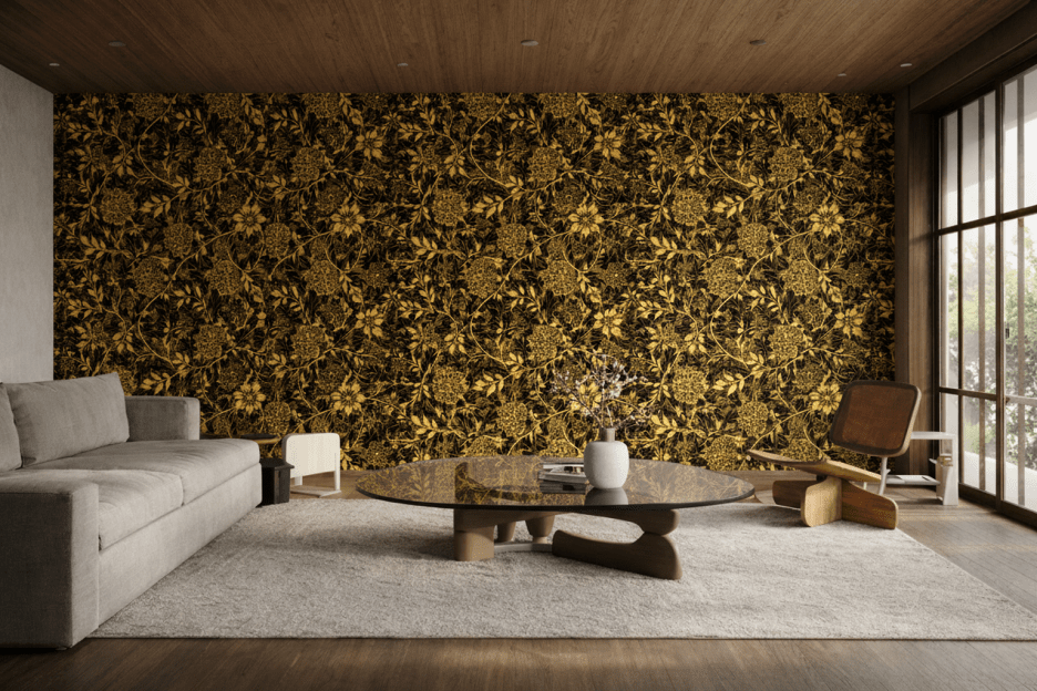 Gilded Vines Motif