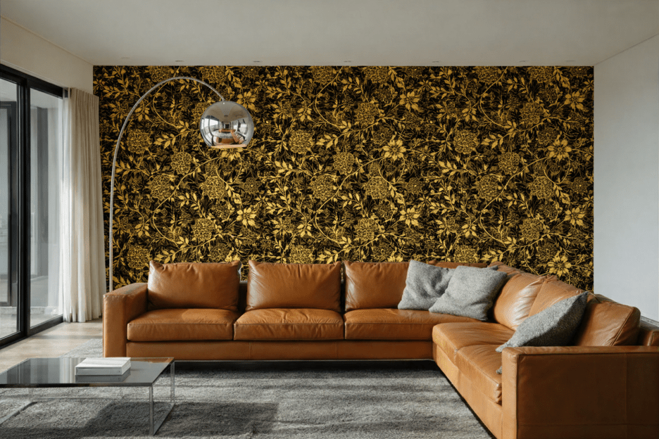 Gilded Vines Motif