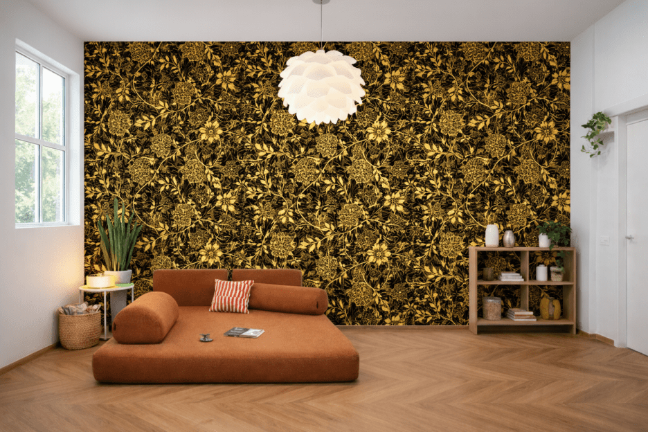 Gilded Vines Motif
