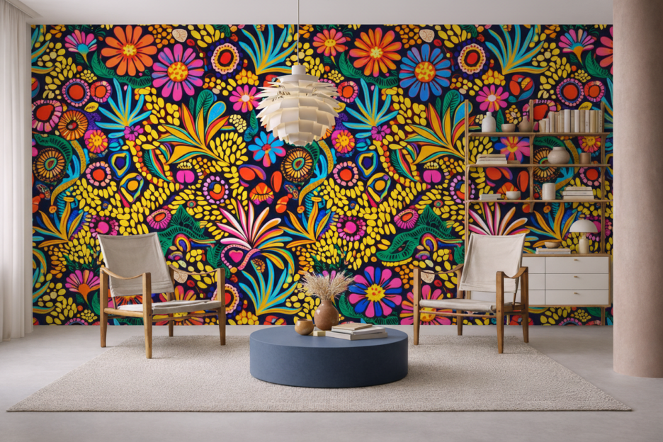 Vibrant Mosaic Flora