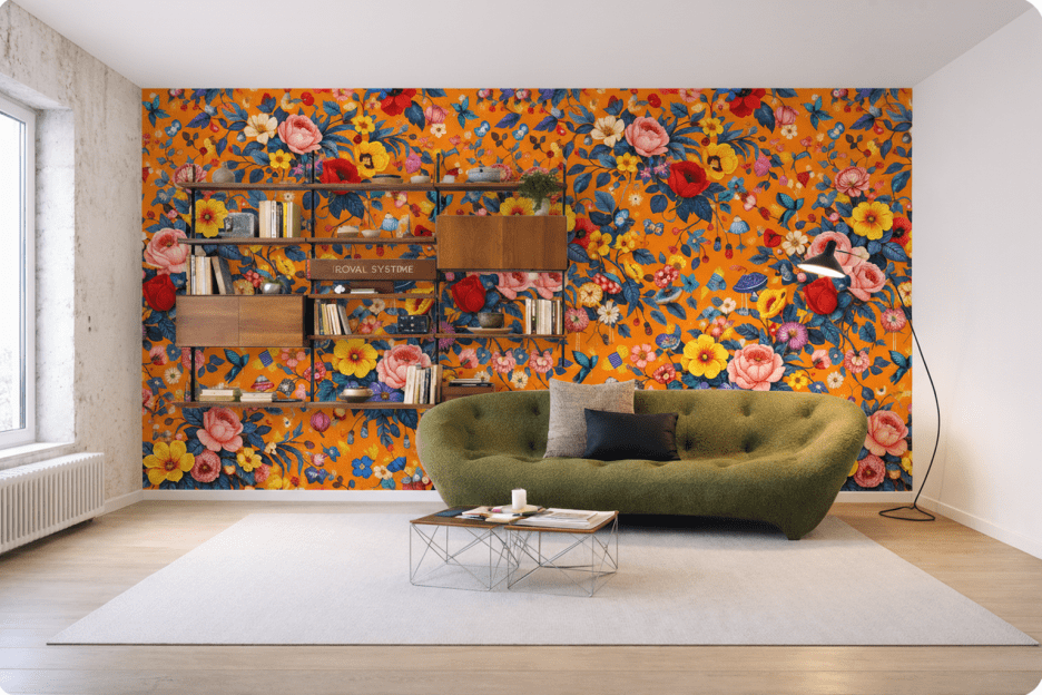 Vibrant Blossom Tapestry
