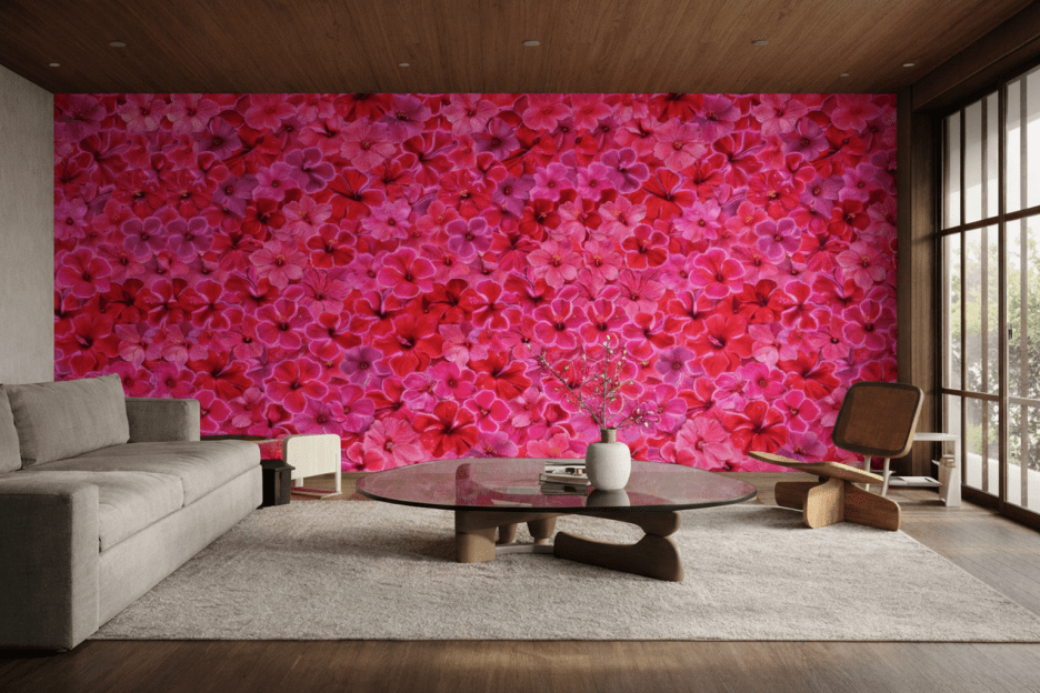 Saffron Petal Tapestry