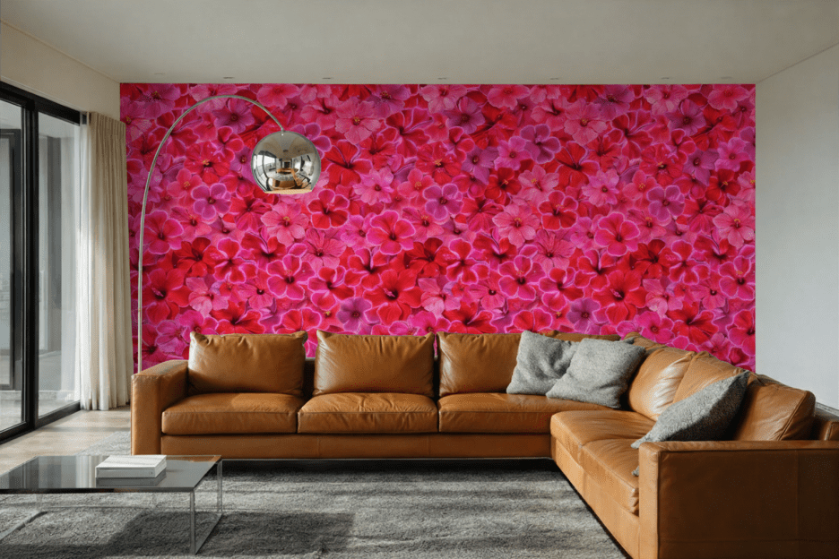 Saffron Petal Tapestry