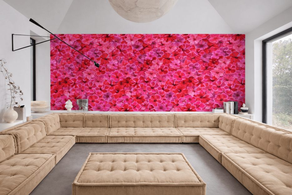 Saffron Petal Tapestry
