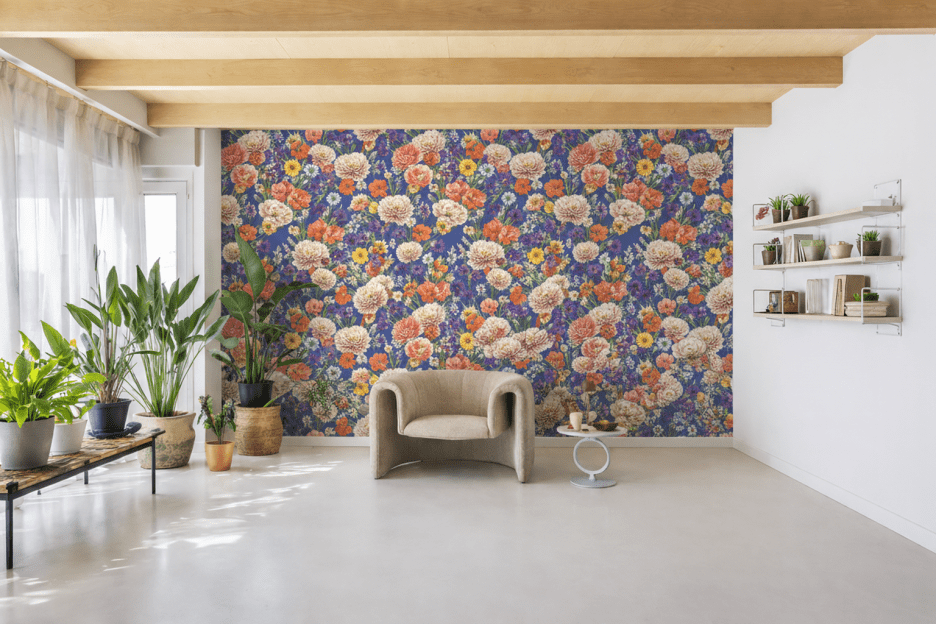 Whimsical Petal Canvas