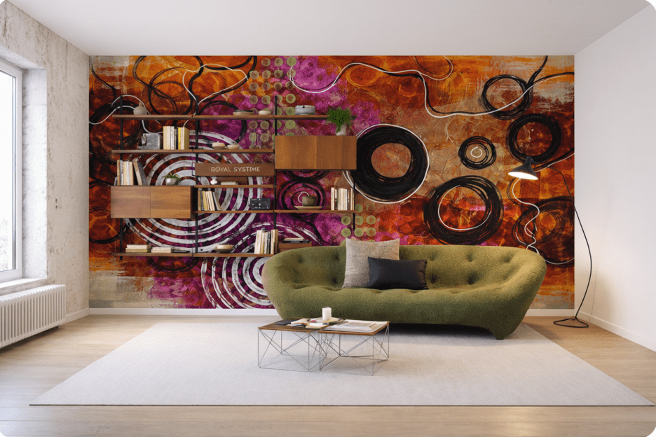 Saffron Spiral Dance