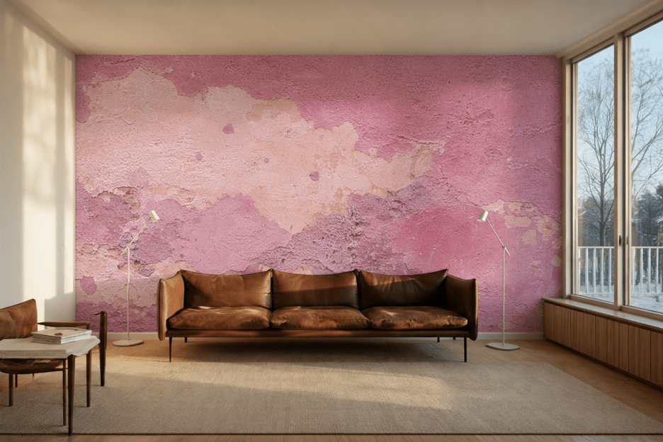 Rosy Textural Canvas