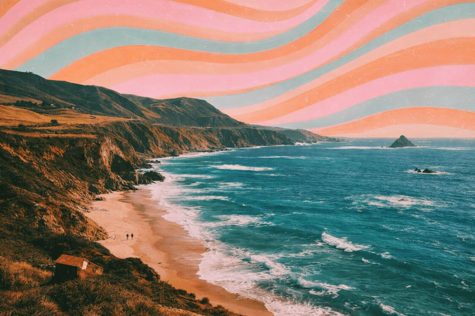 Frosted Coastal Curves