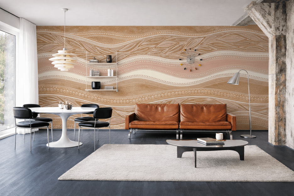 Wavy Leaf Tapestry