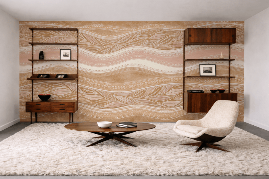 Wavy Leaf Tapestry