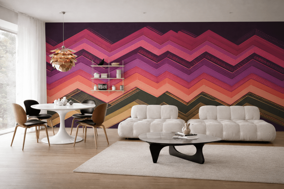 Frosted Zigzag Tapestry