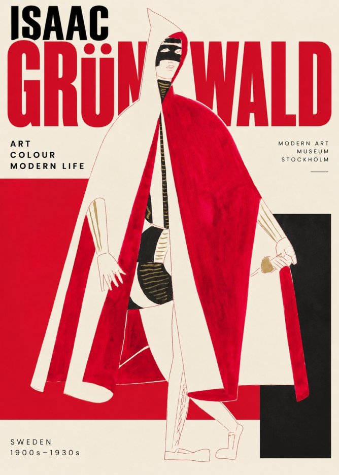 Isaac Grünewald Costume Design I No2 - Plakát