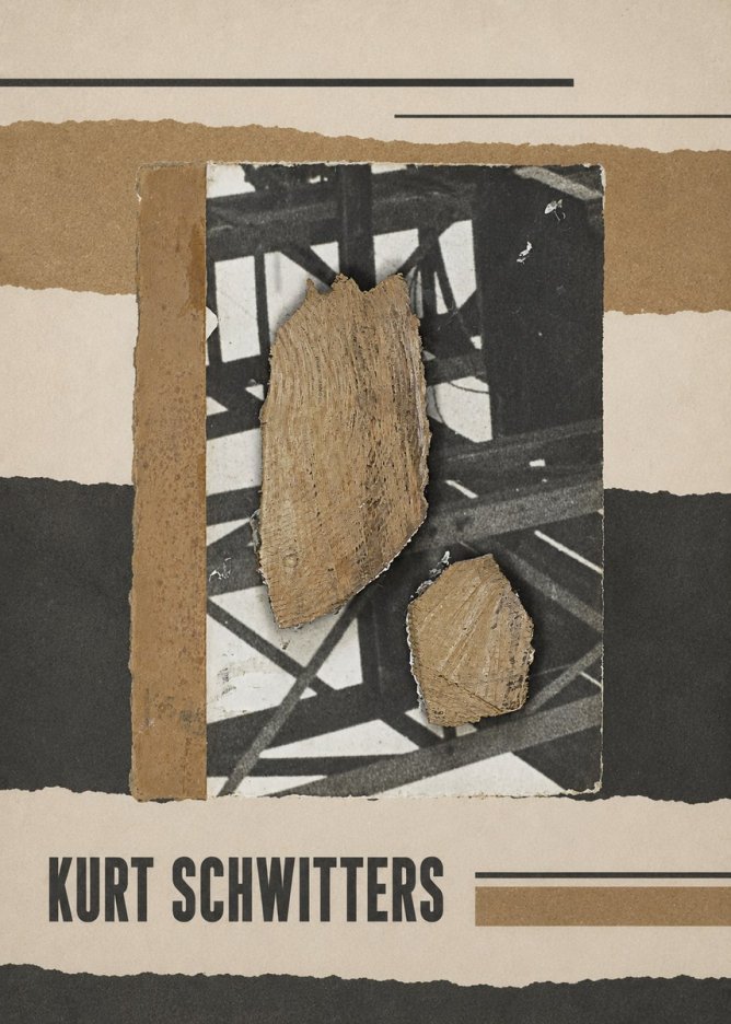 Kurt Schwitters Merz Collage with Found Objects No3 - Plakát