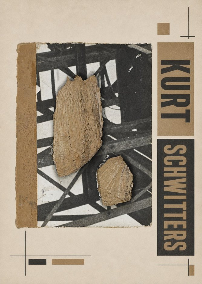 Kurt Schwitters Merz Collage with Found Objects No6 - Plakát