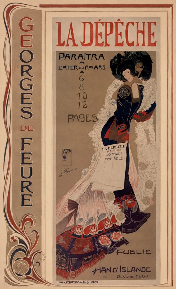 Georges de Feure La Dépêche I No3 - Plakát