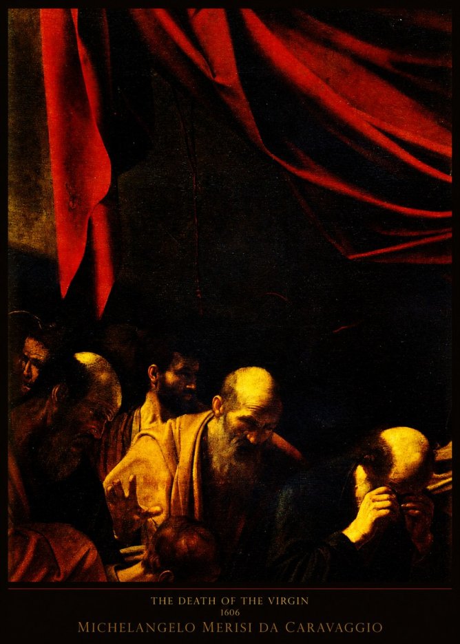 Michelangelo Merisi da Caravaggio The Death of the Virgin I No5 - Plakát