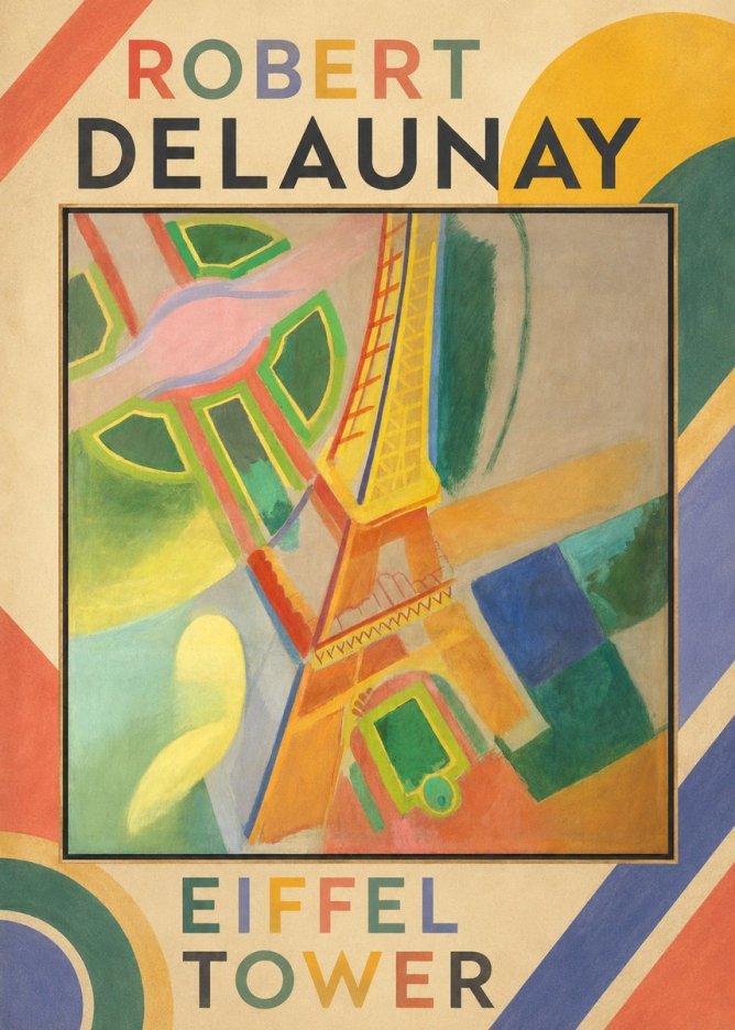 Robert Delaunay Eiffel Tower No1 - Plakát