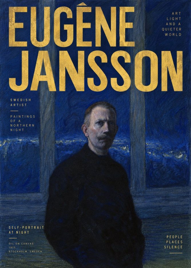 Eugène Jansson Portrait of the Artist I No6 - Plakát