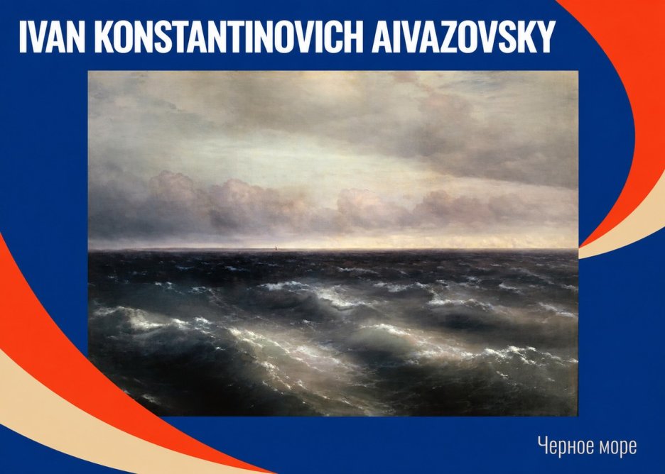 Ivan Konstantinovich Aivazovsky Черное Море No6 - Plakát
